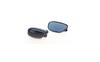 Magical Racing NK1 Type 1 Motorcycle Mirrors with Twill Carbon Fiber Super Long Head, Black, Stem, 65mm, 10mm/10mm (A01-TWNK-R0002)