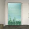 Pastorale Style Oil Painting Window Film Small Fresh Plants Glass Sticker Privacy Protection Static Stained Glass Films Decor