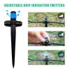 1/4" Adjustable Flow Sprayer Drip Irrigation Kit with Lock Barbed for Automatic Watering,Ideal for Garden,Farm,Bonsai,Flowers