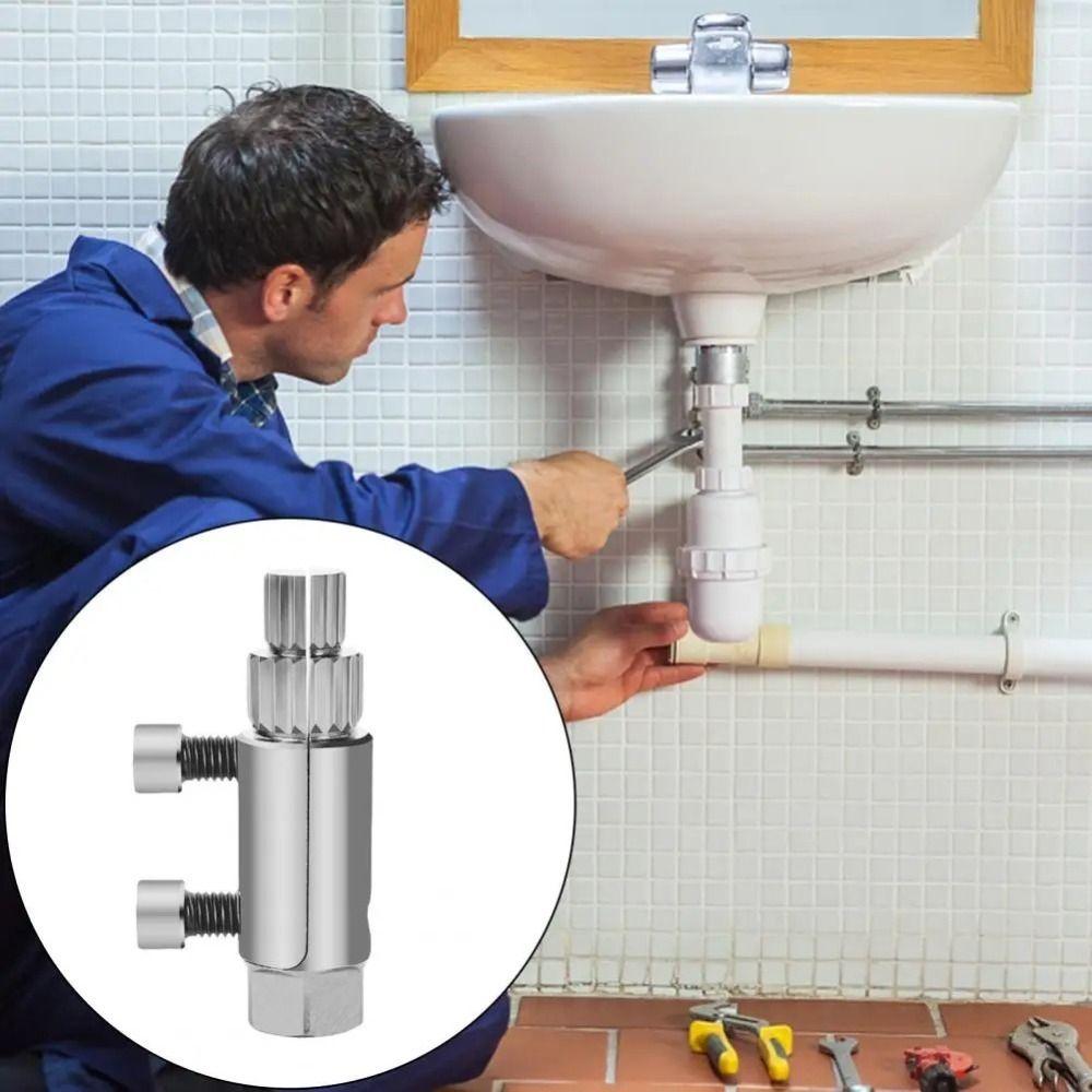 Pipe Head Screw Extraction Tool Angle Valve Broken Wire Extractor Bolt Removal Pipe Repair Broken Screw Extraction Portable