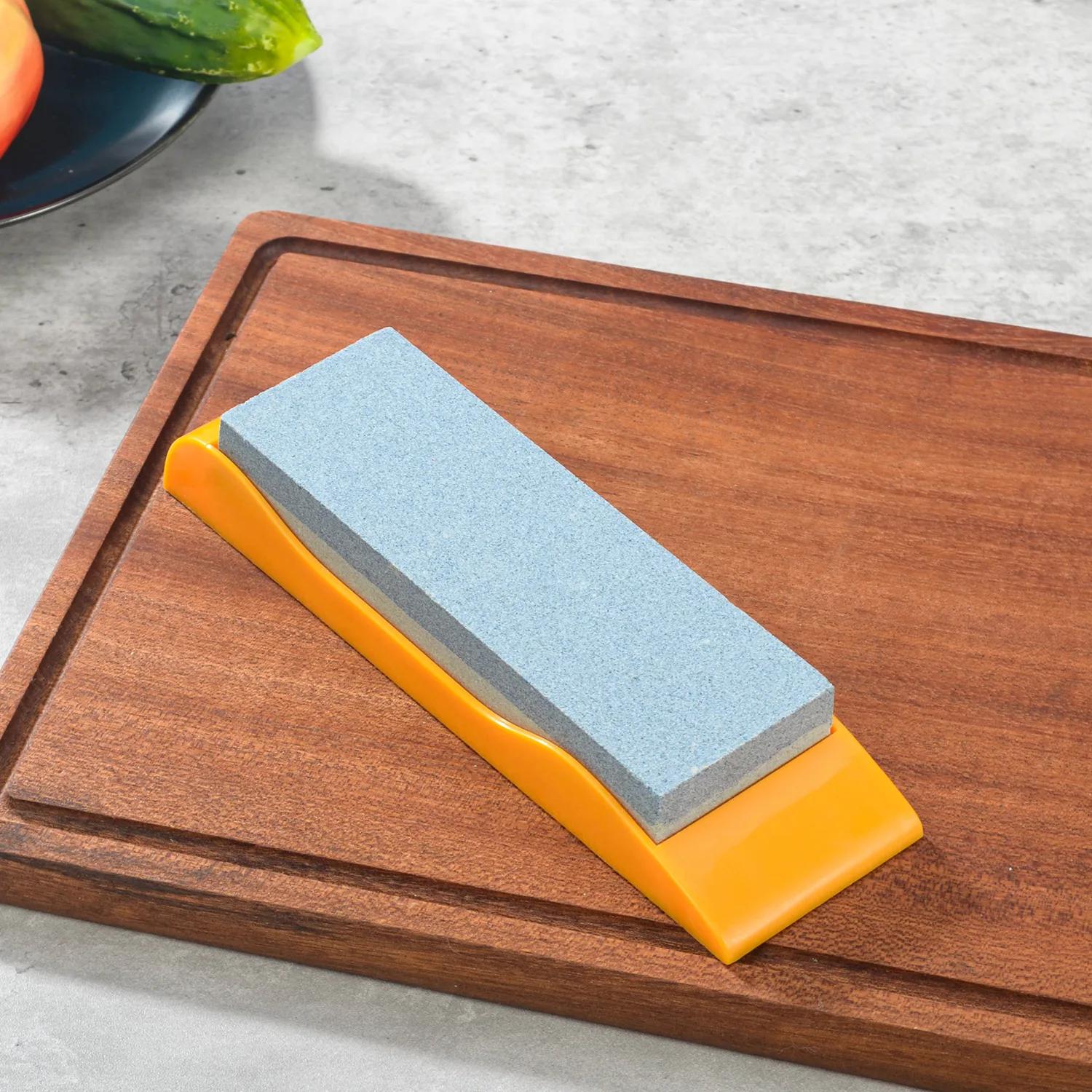 

1 шт. двухсторонний точильный камень многофункциональный бытовой портативный профессиональный кухонный нож точилка новый кухонный инструмент L