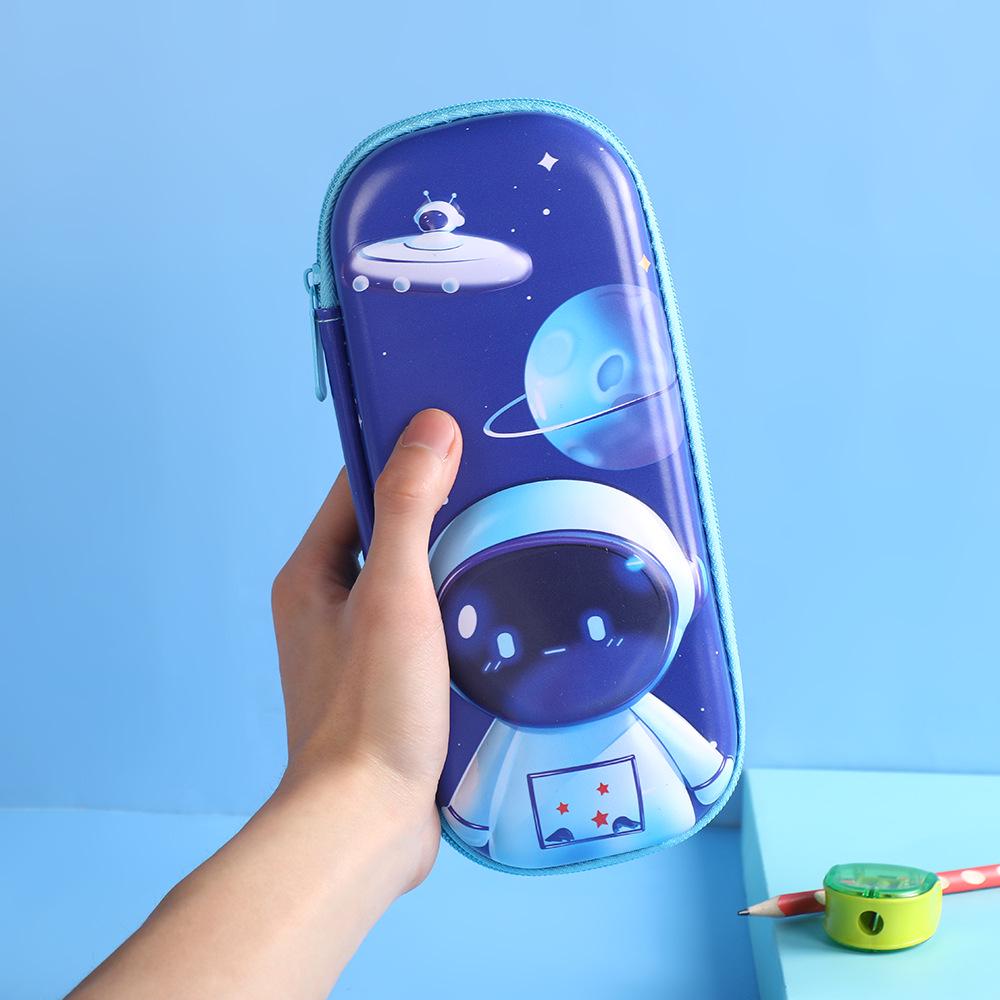 3D Cartoon Pencil Case - Cute, Large Capacity Stationery Bag for Kids, Boys & Girls
