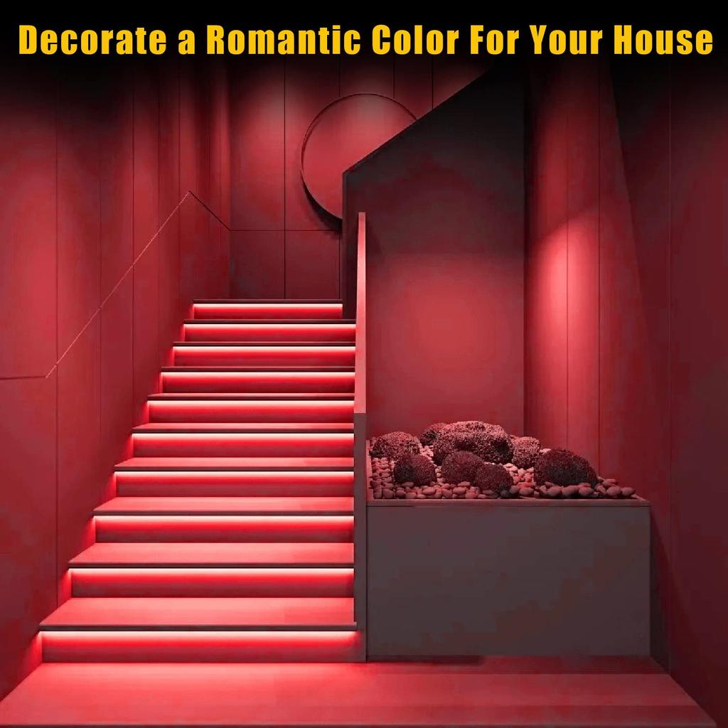 5m LED Strip Light, 600 Strings, 12V, Adjustable Brightness, Ambient Lighting, 2835SMD, Cuttable, Easy Installation, DIY, Double-Sided Tape, USB