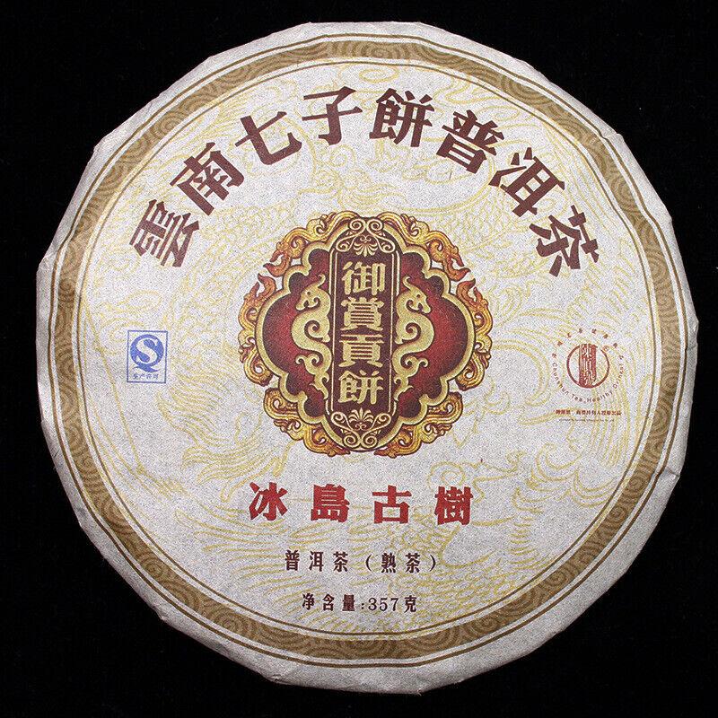 357g Tè Pu-erh Yunnan Sette Torte Islandese Ricompensa Reale Torta Matura Pu Maturo
