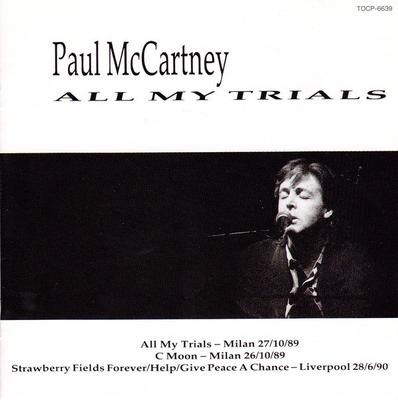 CD PAUL MCCARTNEY - All My Trials TOCP6639 Odeon 1991 Japan Rock Used