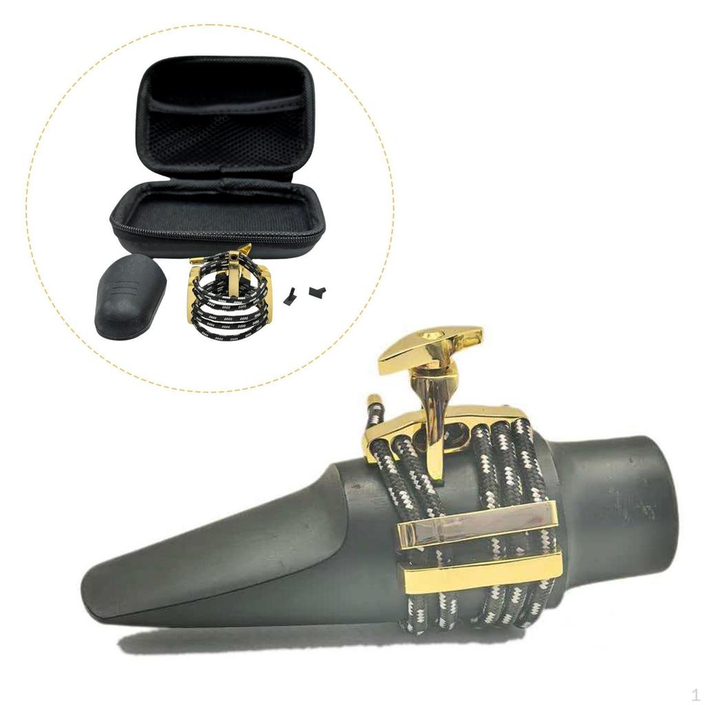 Alto, Soprano And Tenor Saxophone Ligature, Metal String Attachment, Compact Accessory Suitable for