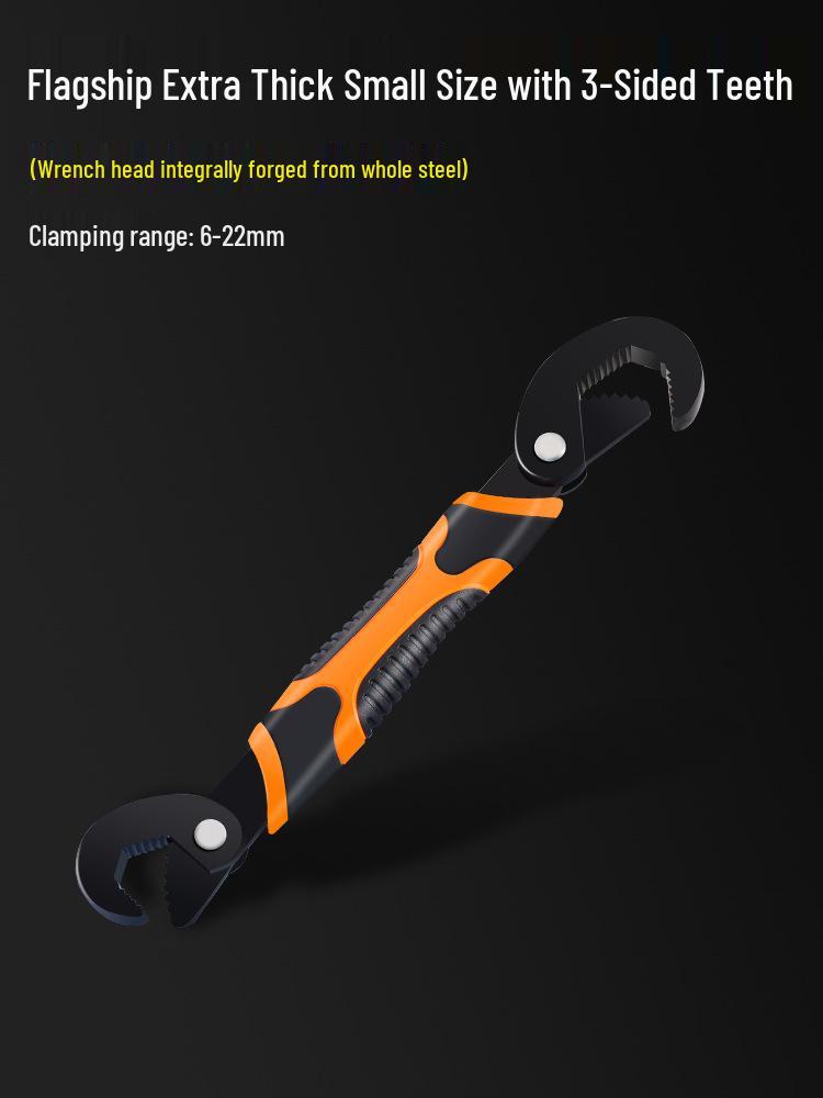 Multifunctional Universal Wrench Set with Extra Wide Adjustable Opening