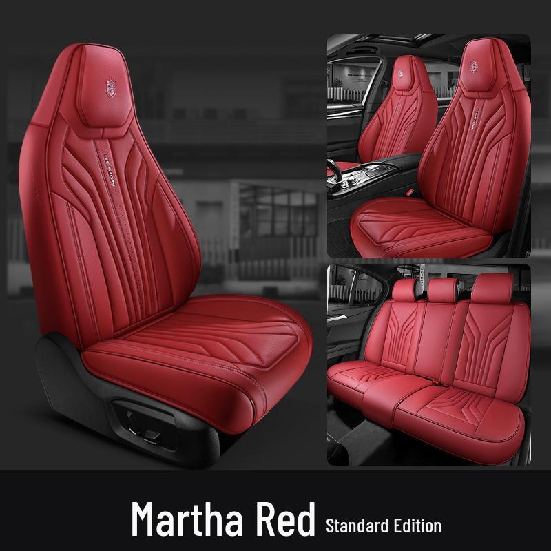 Leather Headrest Car Seat Cushion for BYD Dolphin, Song, Qin Plus DMi Pro EV - Universal Fit