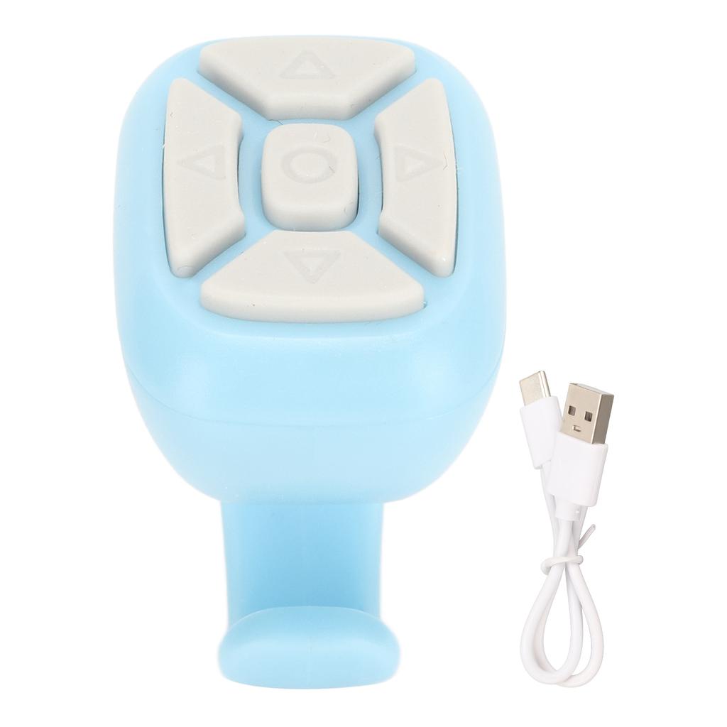 Phone Remote Shutter Multifunctional Remote Control for Smartphone Tablet Turning Pages Shooting Volume Adjust Pause Playback
