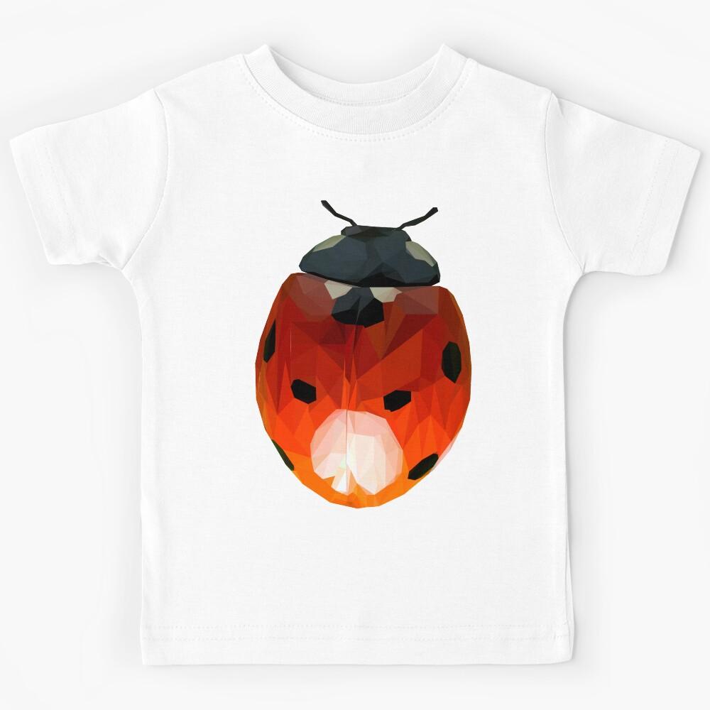 Low poly lady bug Kids T-Shirt 170
