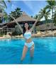 Korean Retro Bandeau Camisole Swimsuit for Women