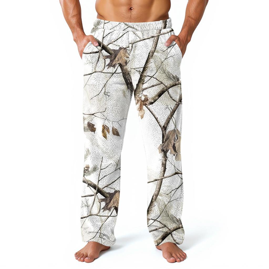 Mens Pajama Bottoms ComfyPants With Pockets Soft Loungewear Sleepwear Casual Pajamas Pant