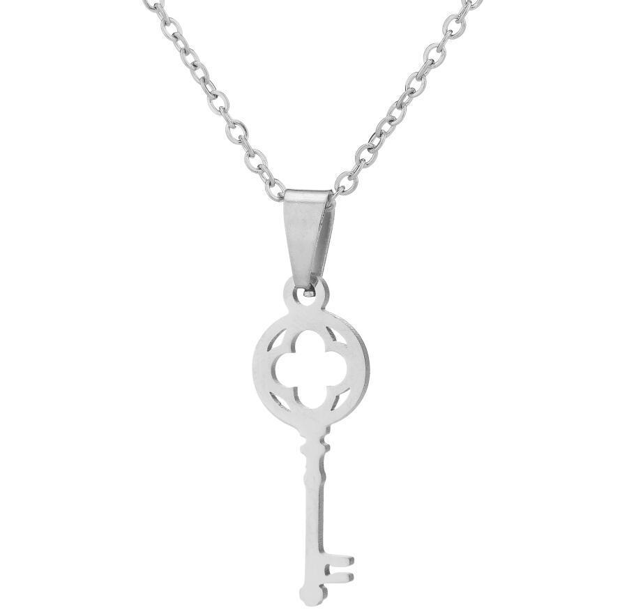 

Ожерелье с геометрическим полым ключом в корейском стиле