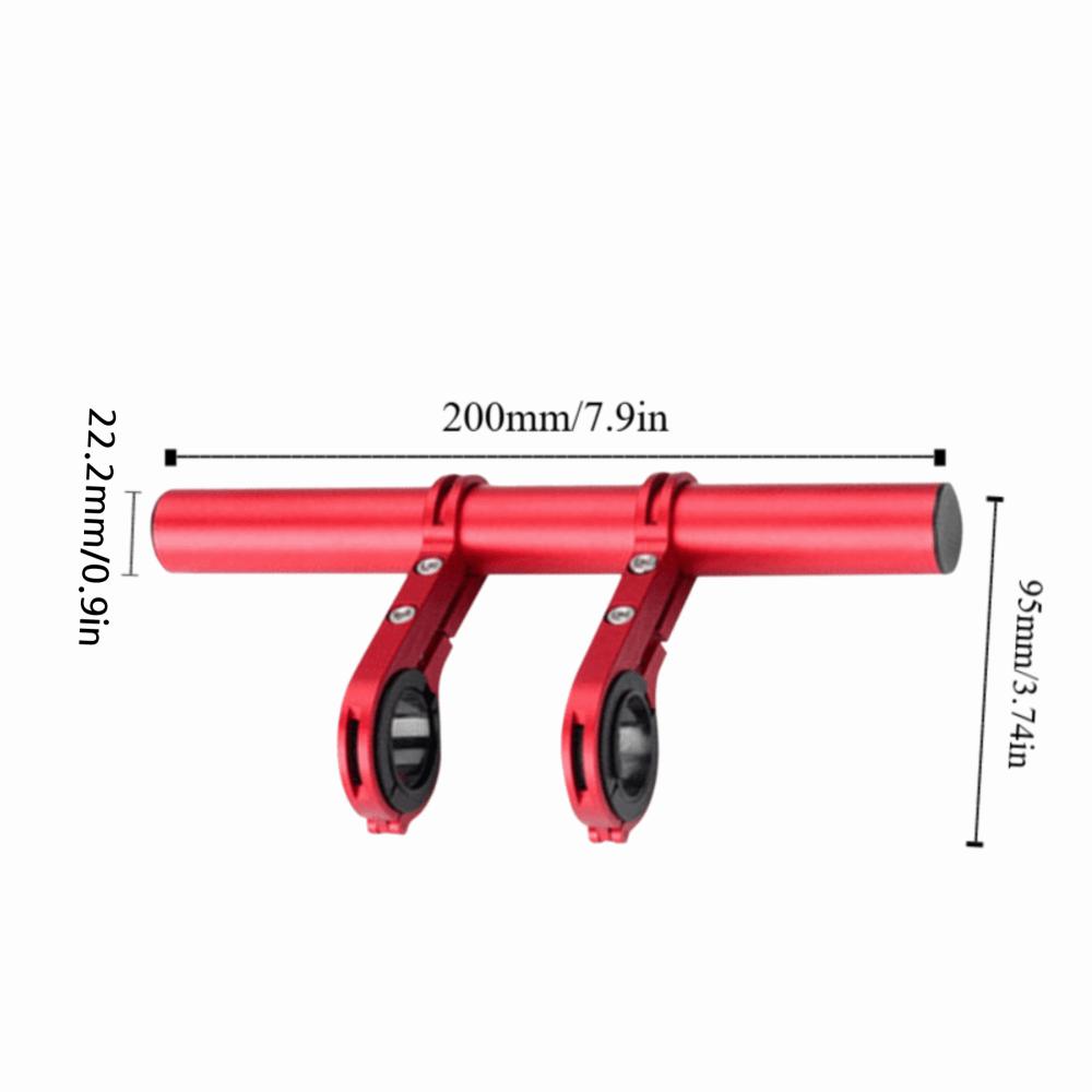 Aluminum Alloy Handlebar Extension Mount 20cm Bike Handlebar Extender  Bike Accessories