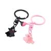 1Pair Bag Hanging Halloween Ghost Keychain Cute Key Rings Minority Magnetic Ghost Pendant  Gift