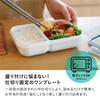 CB Japan Rice Boy Bento Box, 700ml, Antibacterial, Blue, Secure with 4-Point Locking, Double Sealing to Prevent Leaks, DSK