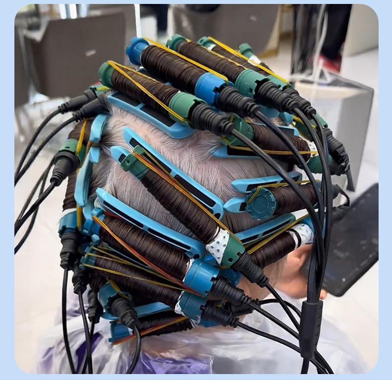 Heated U-Shaped Hair Perming Clips - High Temp Resistant, Anti-Scald Hairdressing Tool for Barber Shops