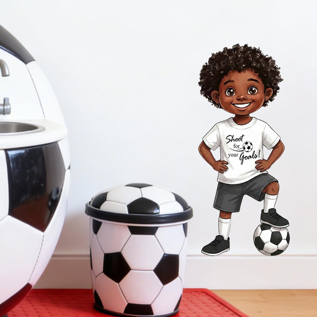 Occer Theme Wall Decal For Bedroom Living Room Sports Home Wall Decoration