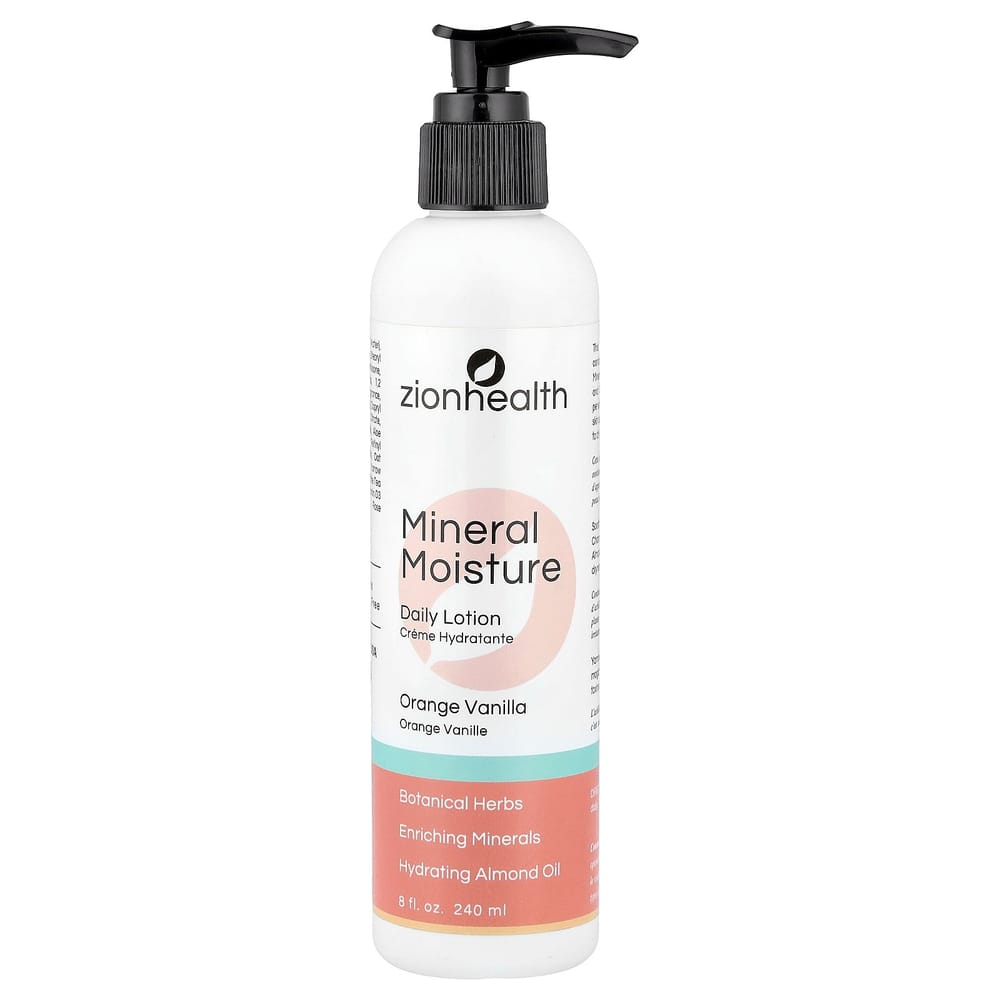 Zion Health Mineral Moisture Daily Lotion Orange Vanilla 240ml (8 fl oz)