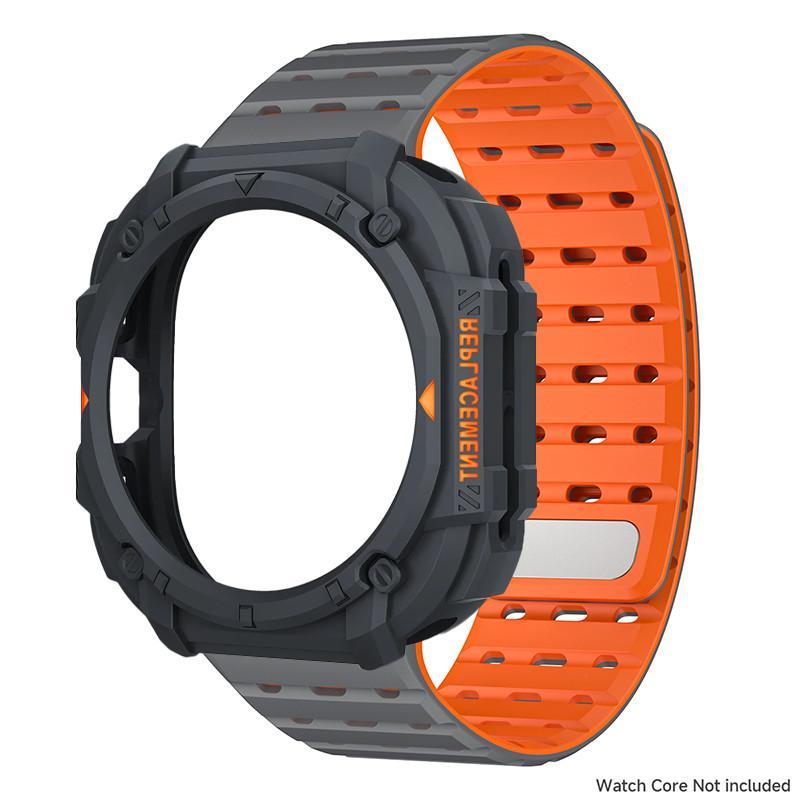

New Magnetic Silicone Strap+Case For Samsung Galaxy Watch Ultra(2025) 47mm Ultra(2025) 47mm Sport Watchband Correa Bracelet Cove Galaxy 7 Ultra 47mm