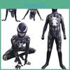 Venom Spider-man Cosplay Kostüm Jumpsuit Mit Exquisitem Design Und Atmungsaktivem Stoff Für Kinder Und Erwachsene