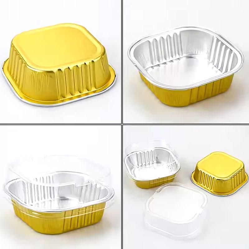 Disposable Cupcake Pudding Containers for Baking Muffins Desserts PastriesStorable Reusable Baking Cups Ideal for Party Events