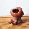 Creative Purple Clay Urine Children's Tea Pet Home Care Tea Stand Decoration Fun Urine Doll Tea Play Kung Fu Tea Set Accessories