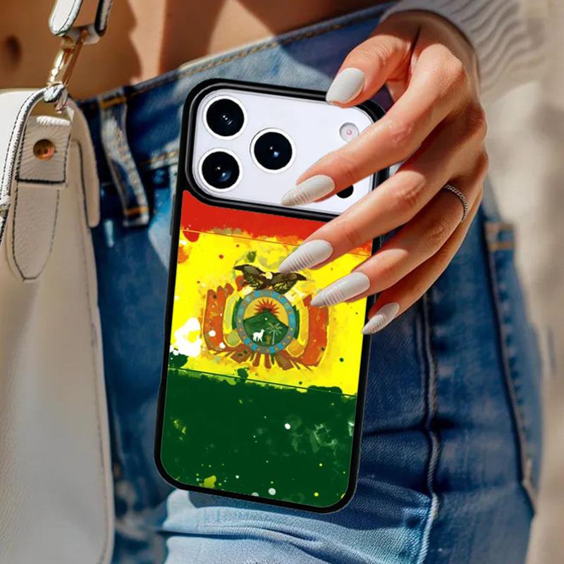 Bolivia Flag Soft Phone Case For iPhone 17 Air 14 15 13 12 Max Cover For Apple 14 15 16 16e 11 Pro Max Plus Coque