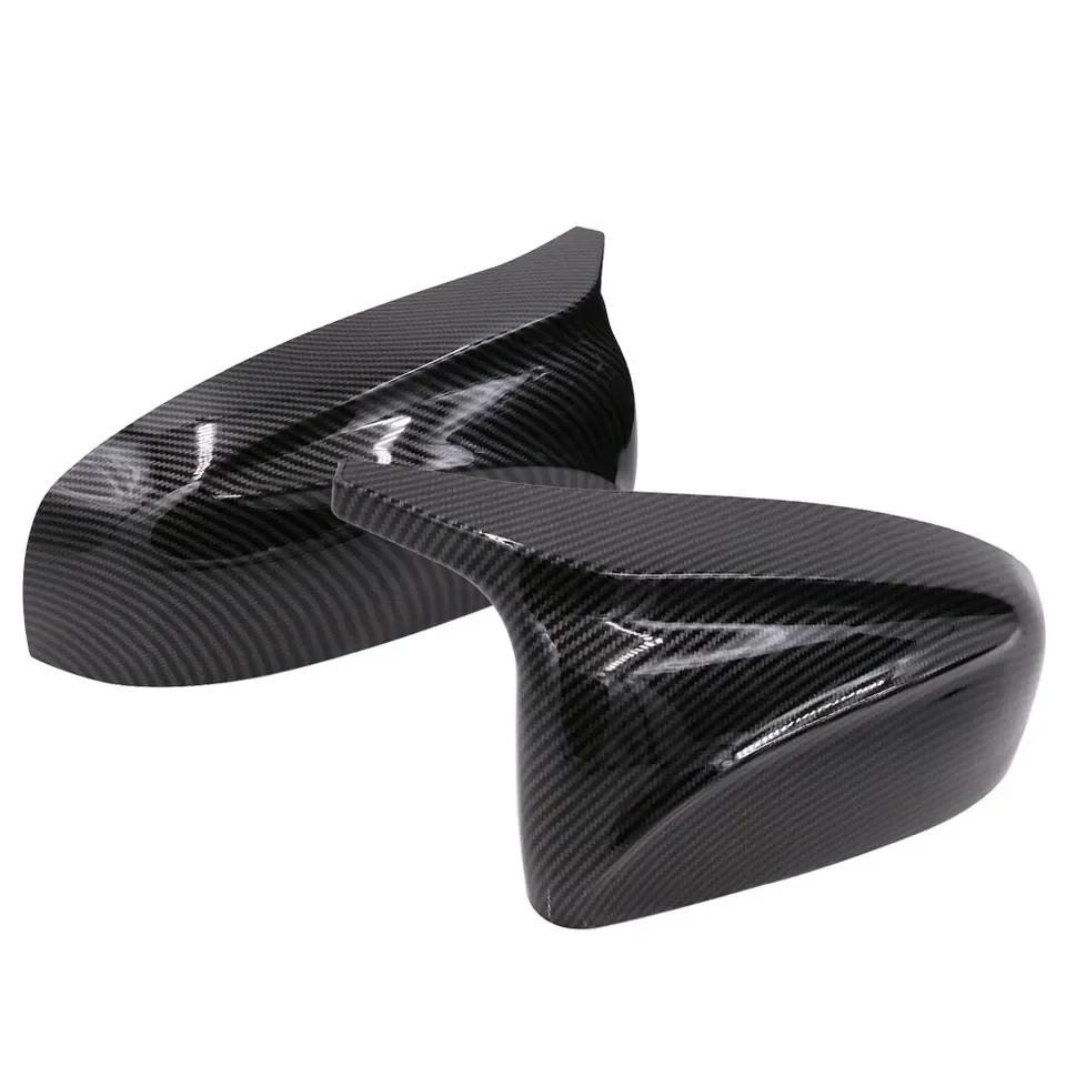 Per BMW X5 E70 X6 E71 2007-2013 ABS Carbonio Sostituzione Auto Copertura Specchietto Retrovisore Laterale Tappo Ala Calotta Esterna Alloggiamento Porta Rivestimento