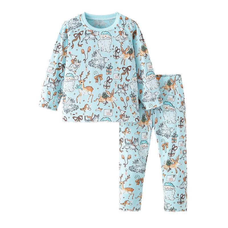 Kids Cartoon Print Sweater Set With Cotton Fabric For Children
