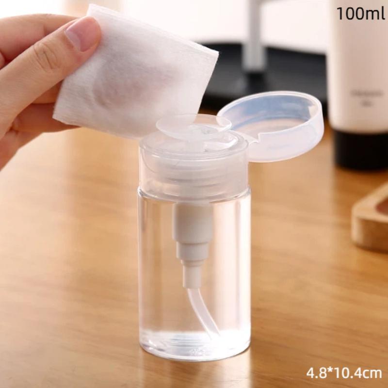 Nachfüllbare Flaschen Drucktyp Nach Unten Leere Abfüllung Druckpumpe Spenderflasche Für Nagellack Und Make-up-Entferner Flaschenverpackung