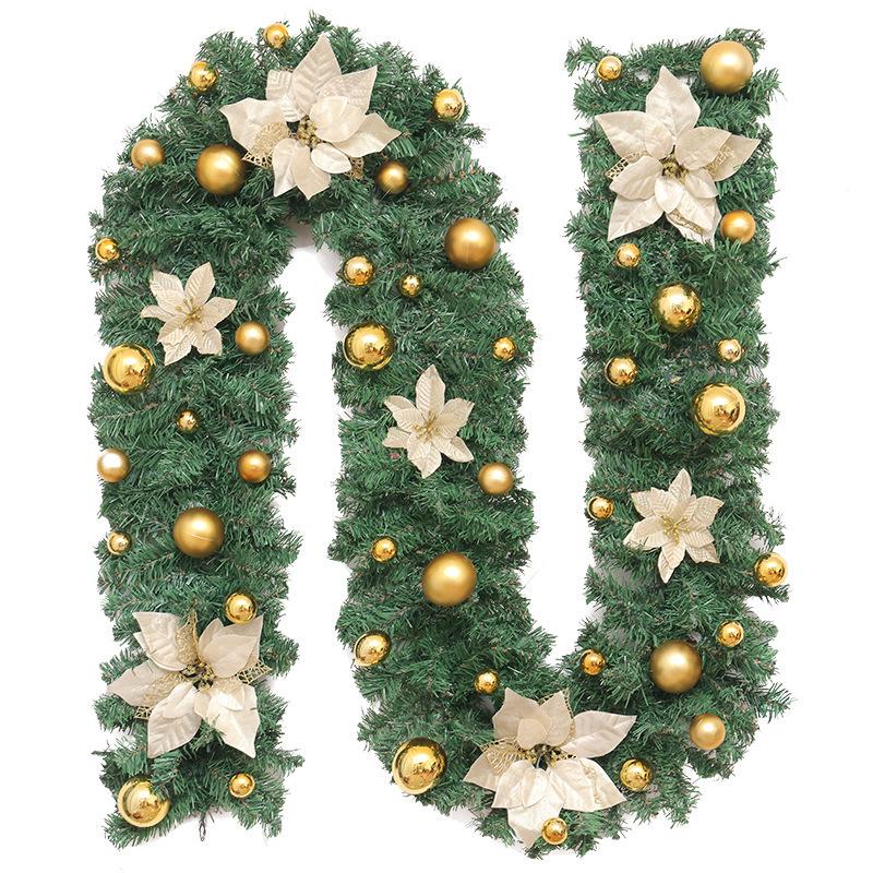 2.7m Dense Simulated Christmas Vine for Window Decoration