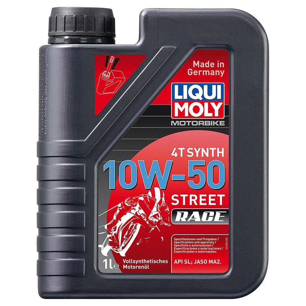 LIQUI MOLY Motorcycle Engine Oil StreetRace Fully Synthetic 10W-50 1L 1751 Liqui Moly