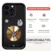 Retro Groove iPhone Case for 15/16/17 Pro Max - Black Ladder Design