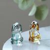 Mini Puppy Ornament Handmade Animal Statue Cute Crystal Dog Figurines  Home Decor