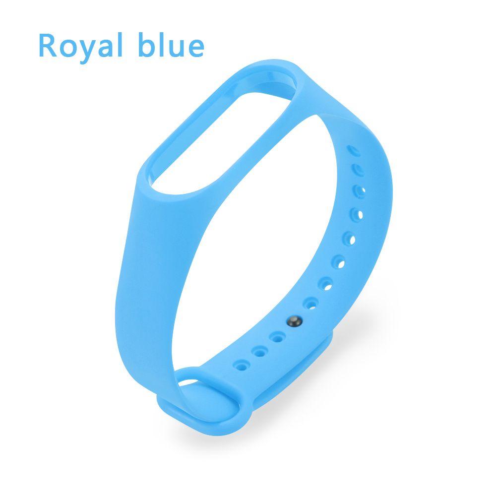 

Мягкие спортивные классические браслеты Силиконовый ремешок Умный браслет Браслет Сменный ремешок для часов королевский синий