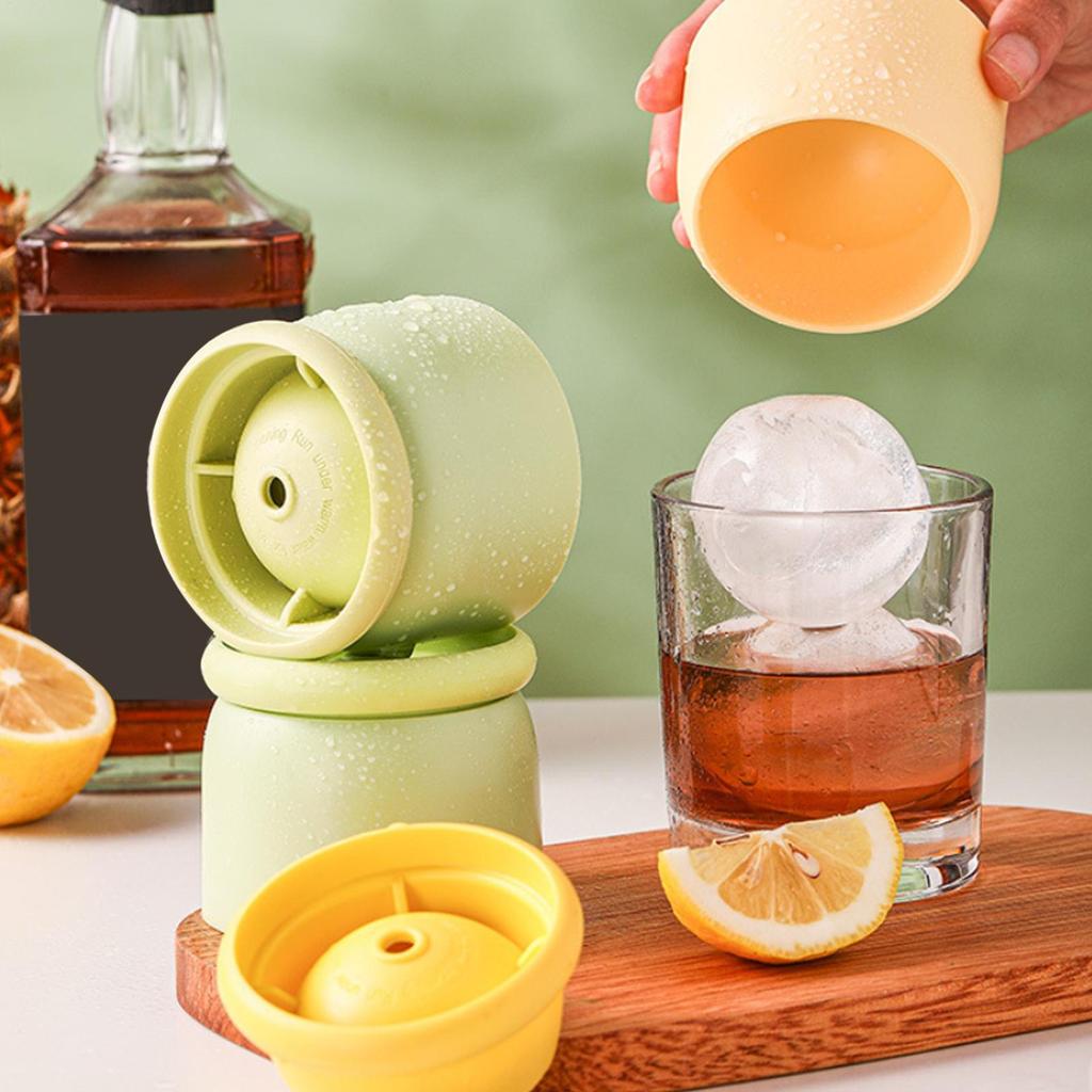 Ice Ball Mold Silicone Ice Cubes Tray Mould DIY Ice Ball Maker for Kitchen Bar Whiskey Cocktail Juice Tool summer Accessories