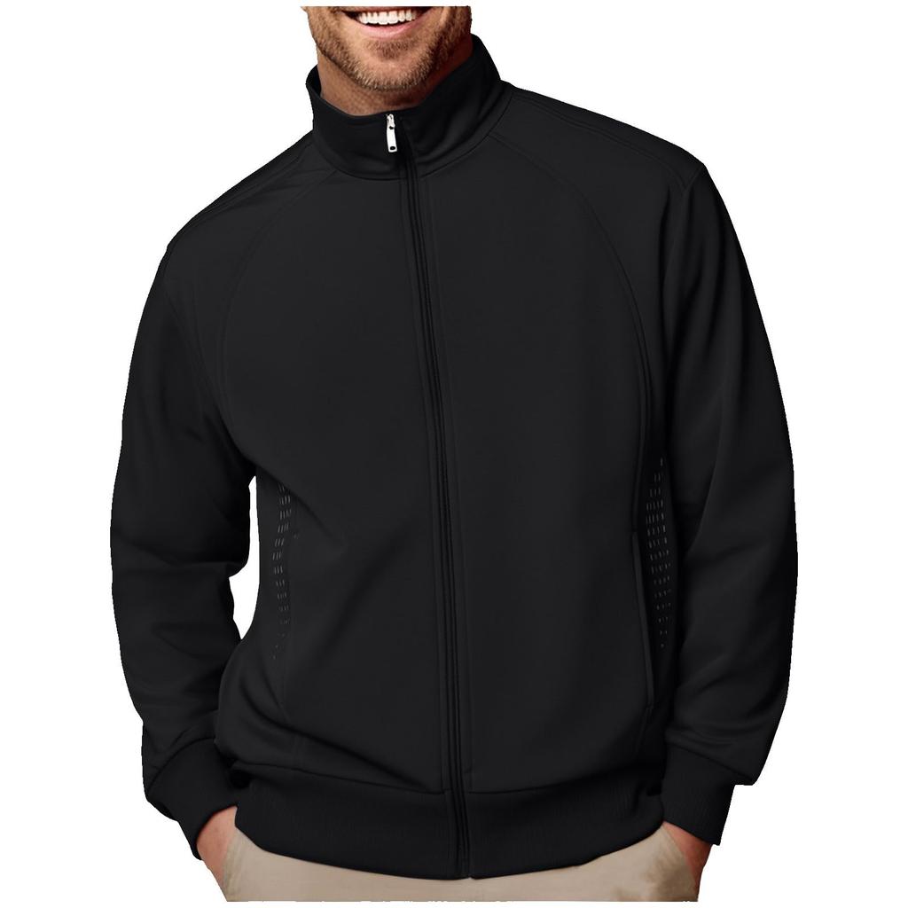 Men's  Leisure  American Style  Versatile  Zipper  Long Sleeves  Sports  Cardigan  Jacket
