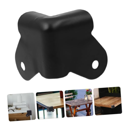 QUMIIRITY 10-Piece Speaker Corner Protection Angled Corner Guards, Cabinet Corner Guards, Speaker Corner Covers, Amplifier Speaker Corner Protectors,