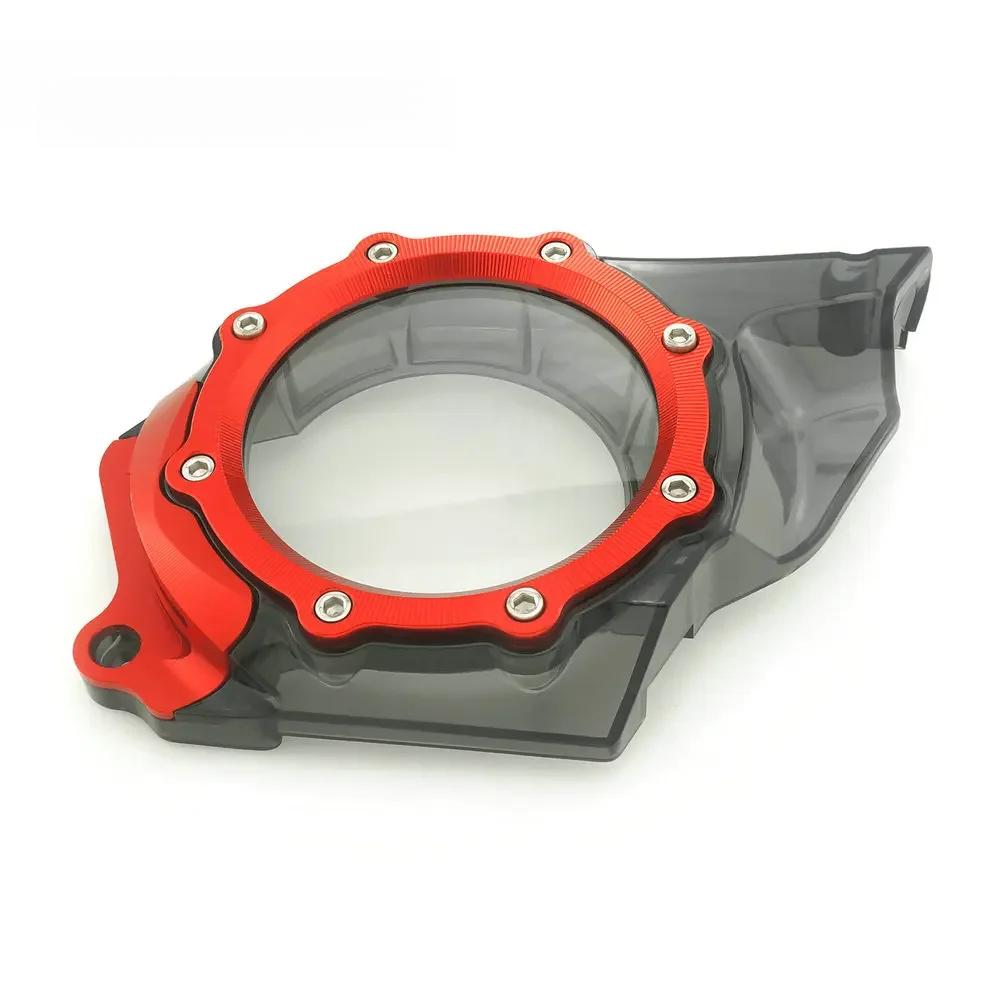 Motorcycle CNC PVC Intake Transmission Chain Cover Engine Gearbox Case For Vespa GTS 250 300 HPE GTV -2024 Accessories