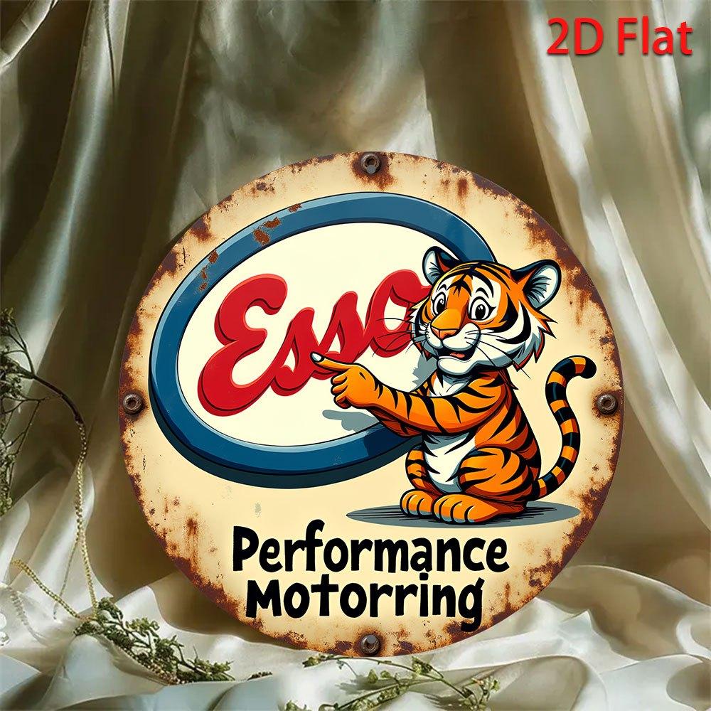 d flat pc vintage esso put a tank tin sign  Modern Metal Plaque Home Office Decor 20x20cm(8x8inch)
