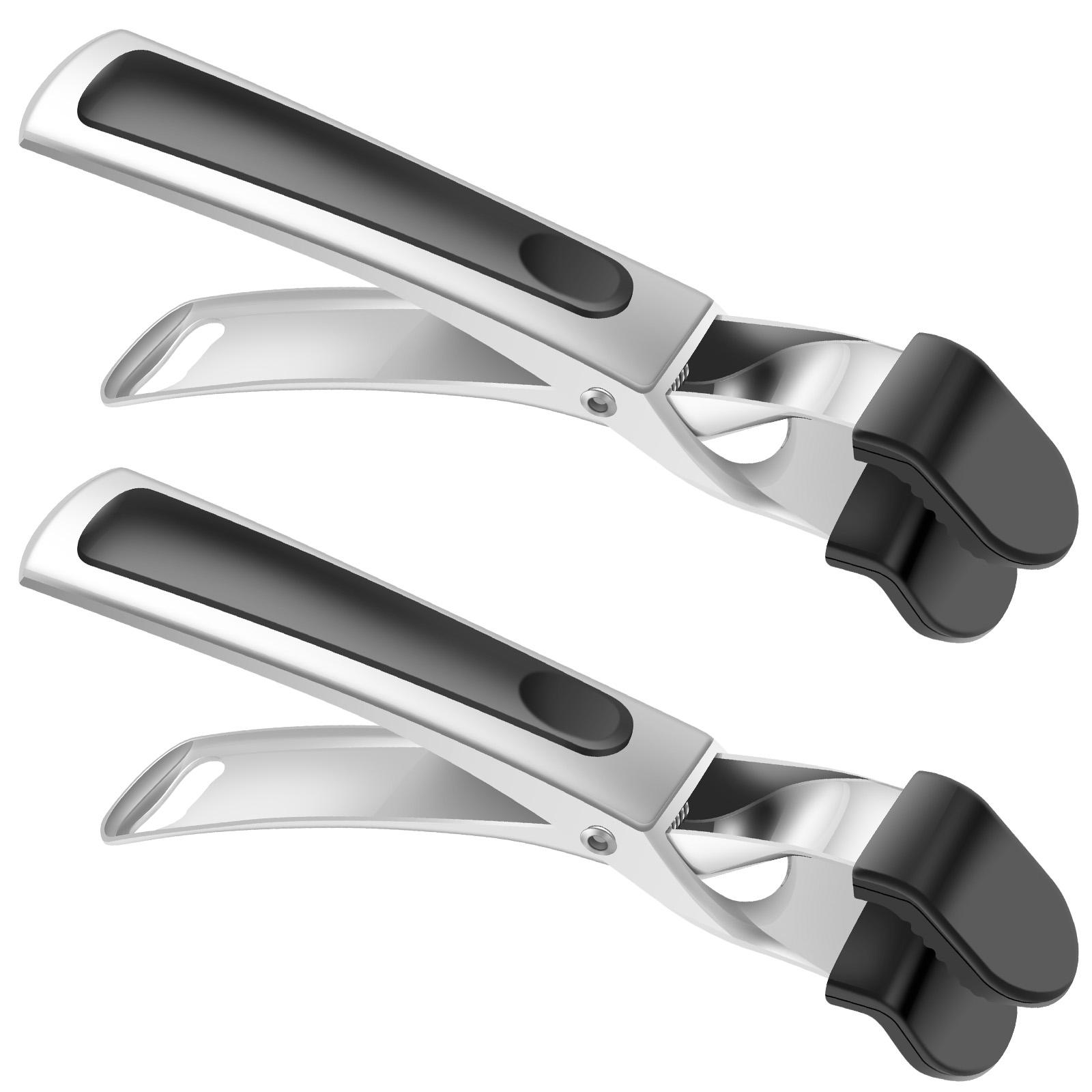 

2 Pcs Anti-scald Clip Stainless Steel Bowl Gripper Pot Pan Non-slip Gripper Plate Clip for Air Fryer Oven Kitchens Accessories