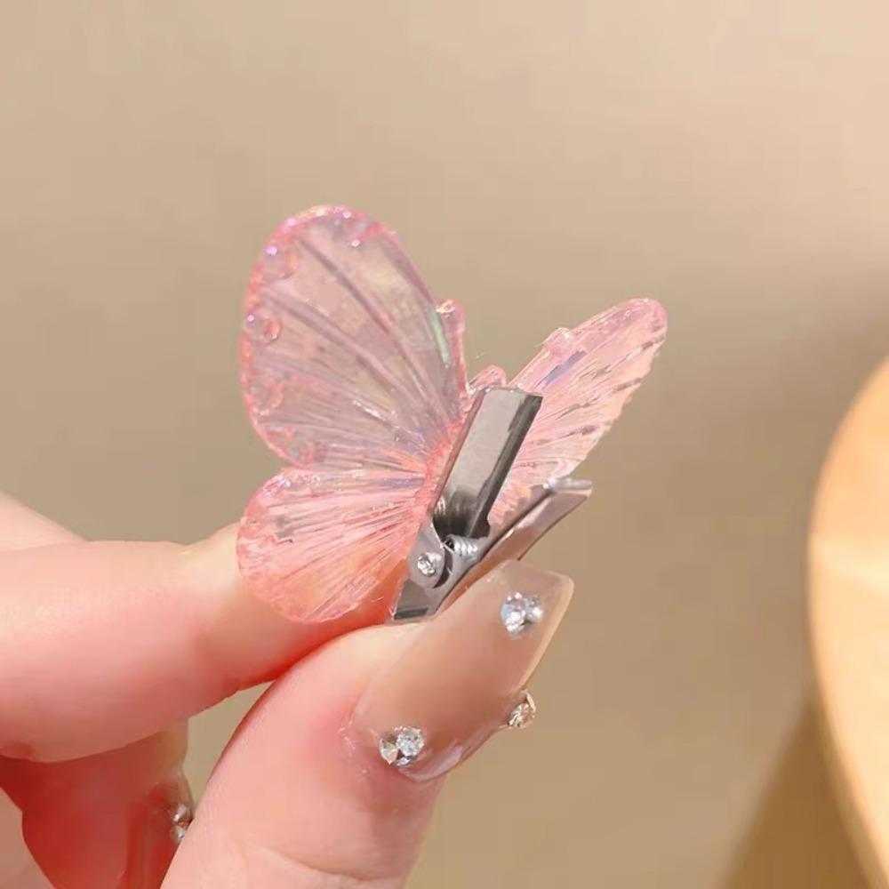Cute Butterfly Hair Clip Mini Sweet Girl Hairpin Gifts Butterfly Duckbill