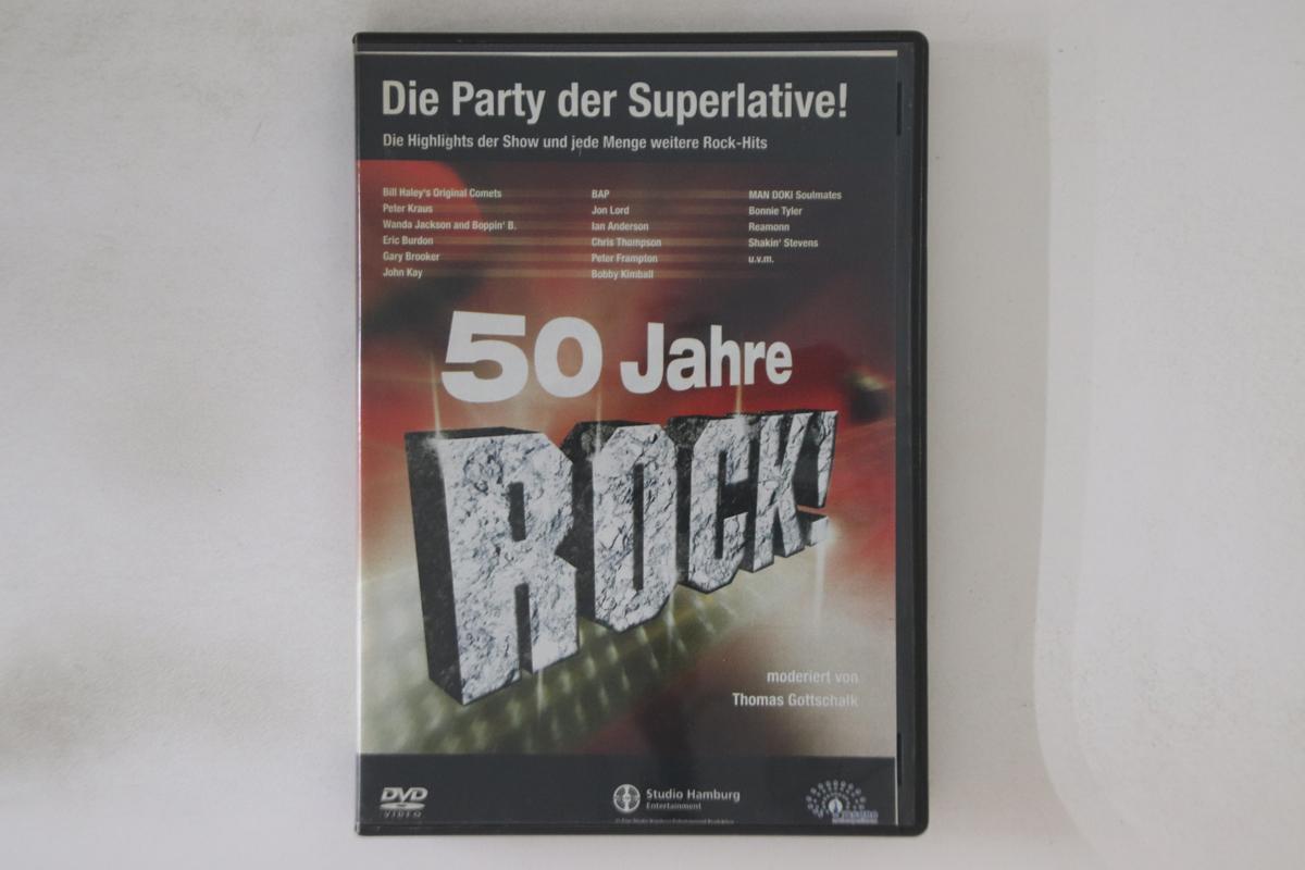 

DVD VARIOUS - 50 Jahre Rock 6233095 MC ONE GMBH 2004 Germany Rock Used