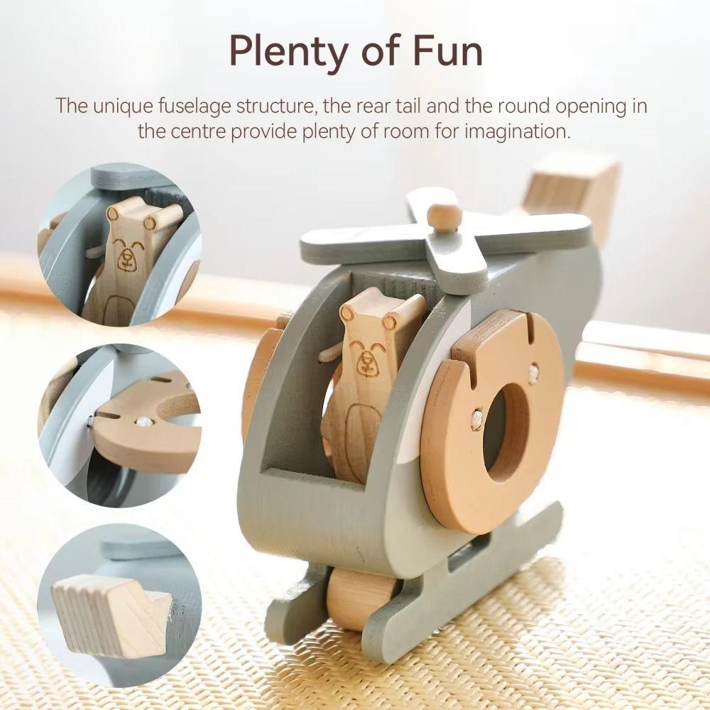 Simulation Helicopter Children's Puzzle Toy  Fine Motor Skills Toys