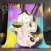 Courage the Cowardly Dog 2D Flat Pattern Flannel Blanket High Quality All Seasons Warmth and Comfort Perfect for Christmas Gifts.MMT0918002