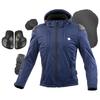 KOMINE High Protection Softshell System Parka Set for XL JK-6235 Motorcycles, Navy, (07-6235)