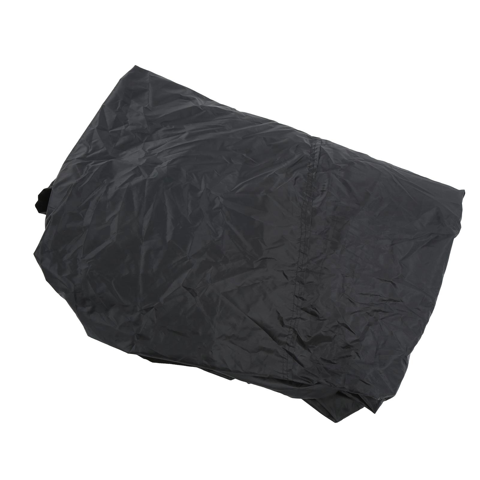 

Black Car Cover Waterproof Windproof Dustproof UV Protection Scratch Resistant with Reflective Strips for Trucks Off