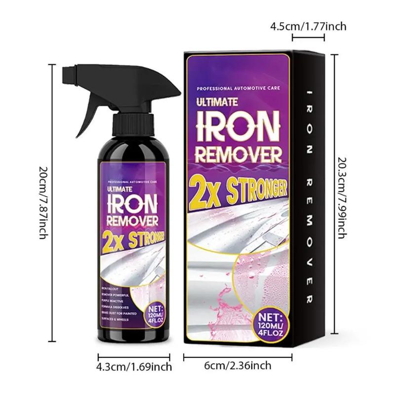 Large Capacity Car Metal Rust Remover Inhibitor Powder Remover Multipurpose Cleaning Spray Professional Auto Care Fast Acting