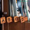 26Pcs Vinyl Record Divider Card Sort Alphabetically A-Z Clear LP Record Collection Label Simple Shelf Storage Vinyl Record